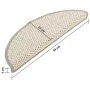 Selbstklebende Sisal-Stufenmatte 15 Stück beige 56x17x3 cm von vidaXL, Treppenmatten - Ref: Foro24-326858, Preis: 73,37 €, Ra...
