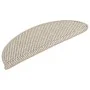 Self-adhesive sisal stair mat 15 units taupe 56x17x3 cm by vidaXL, Stair mats - Ref: Foro24-326859, Price: 68,59 €, Discount: %