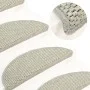 Selbstklebende Sisal-Teppichfliesen, 15 Stück, hellgrün, 56x17x3 cm. von vidaXL, Treppenmatten - Ref: Foro24-326863, Preis: 8...