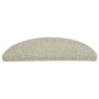 Selbstklebende Sisal-Teppichfliesen, 15 Stück, hellgrün, 56x17x3 cm. von vidaXL, Treppenmatten - Ref: Foro24-326863, Preis: 8...