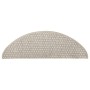 Selbstklebende Sisal-Teppichfliesen, 15 Stück, silberfarben, 56x17x3 cm. von vidaXL, Treppenmatten - Ref: Foro24-326871, Prei...