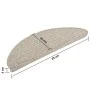 Alfombrillas autoadhesivas sisal 15 uds plateado 56x17x3 cm by vidaXL, Stair mats - Ref: Foro24-326871, Price: 66,82 €, Disco...