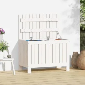 White pine wood garden storage box 76x42.5x54 cm by vidaXL, Outdoor storage boxes - Ref: Foro24-836145, Price: 79,39 €, Disco...