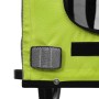 Remolque de bicicleta mascotas hierro tela Oxford verde gris