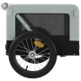 Remolque de bicicleta mascotas hierro tela Oxford gris negro