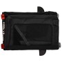 Remolque de bicicleta mascotas hierro tela Oxford negro