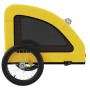 Remolque de bicicleta mascotas hierro tela Oxford amarillo