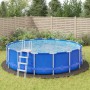Tapiz de suelo piscina geotextil de poliéster gris claro Ø550cm en Cubiertas para piscina | Comprar online en Foro24
