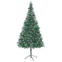 Árbol de Navidad artificial con piñas 210 cm