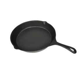 Sartén parrilla de hierro fundido 30 cm redonda de vidaXL, Planchas - Ref: Foro24-50124, Precio: 34,27 €, Descuento: %