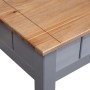 Mesa de centro madera de pino estilo Panamá gris 100x60x43,5 cm