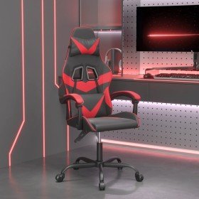 Silla gaming cuero sintético negro y rojo en Sillas gaming | Comprar online en Foro24