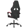 Silla gaming cuero sintético negro y rojo