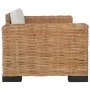 Natural rattan 3-piece sofa set with cushions by vidaXL, Sofas - Ref: Foro24-278624, Price: 1,00 €, Discount: %