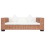 Sofaset mit Kissen 2 Stück aus natürlichem Rattan von vidaXL, Sofas - Ref: Foro24-278625, Preis: 1,00 €, Rabatt: %