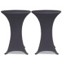 Funda elástica para mesa 4 unidades 60 cm gris antracita de vidaXL, Fundas - Ref: Foro24-279084, Precio: 43,67 €, Descuento: %