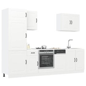 Mueble de cocina Kalmar blanco 7 piezas madera contrachapada en Armarios de cocina | Comprar online en Foro24