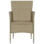 Beige 3-piece garden dining set by vidaXL, Garden sets - Ref: Foro24-3072459, Price: 198,51 €, Discount: %