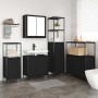 Juego de muebles de baño 5 pcs Negro 76.5 x 35 x 95 cm en Muebles de baño | Comprar online en Foro24