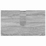 Juego de muebles de baño 2 pcs Gris sonoma Madera contrachapada