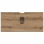 Juego de muebles de baño con cajón 3 pcs Roble artesanal en Muebles de baño | Comprar online en Foro24
