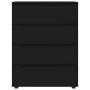 Armarios de Almacenamiento 2 pcs Negro 80 x 48 x 105 cm en Taquillas y armarios de almacenamiento | Comprar online en Foro24