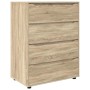 Armarios de Almacenamiento 2 pcs Roble Sonoma 80 x 48 x 105 cm