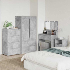 Armarios de Almacenamiento 2 pcs Gris Concreto 60 x 48 x 105 cm en Taquillas y armarios de almacenamiento | Comprar online en Fo