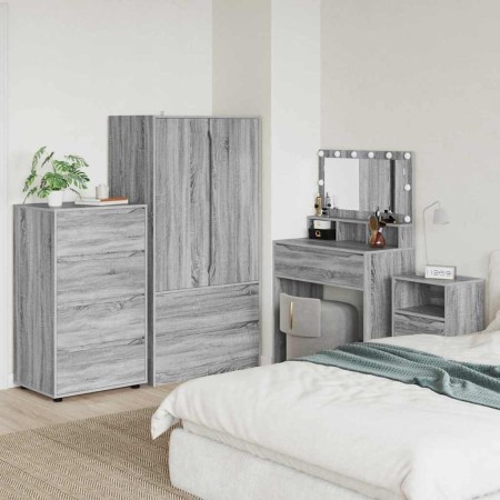 Armarios de Almacenamiento 2 pcs Gris Sonoma 60 x 48 x 105 cm