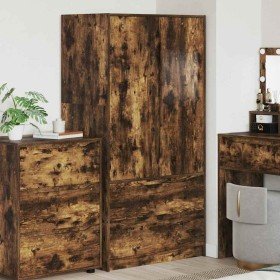 Gabinete de Baño con cajón Roble ahumado 79,5 x 49 x 156 cm en Tocadores de baño | Comprar online en Foro24