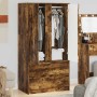 Gabinete de Baño con cajón Roble ahumado 79,5 x 49 x 156 cm