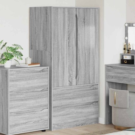 Gabinete de Baño con cajón Gris Sonoma 79,5 x 49 x 156 cm