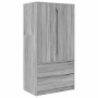 Gabinete de Baño con cajón Gris Sonoma 79,5 x 49 x 156 cm