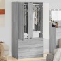 Gabinete de Baño con cajón Gris Sonoma 79,5 x 49 x 156 cm