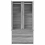 Gabinete de Baño con cajón Gris Sonoma 79,5 x 49 x 156 cm