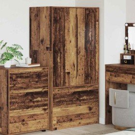 Gabinete de Baño con cajón Madera Vieja 79,5 x 49 x 156 cm en Tocadores de baño | Comprar online en Foro24
