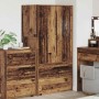 Gabinete de Baño con cajón Madera Vieja 79,5 x 49 x 156 cm en Tocadores de baño | Comprar online en Foro24