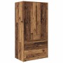Gabinete de Baño con cajón Madera Vieja 79,5 x 49 x 156 cm en Tocadores de baño | Comprar online en Foro24