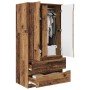 Gabinete de Baño con cajón Madera Vieja 79,5 x 49 x 156 cm en Tocadores de baño | Comprar online en Foro24