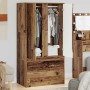 Gabinete de Baño con cajón Madera Vieja 79,5 x 49 x 156 cm en Tocadores de baño | Comprar online en Foro24