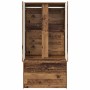 Gabinete de Baño con cajón Madera Vieja 79,5 x 49 x 156 cm en Tocadores de baño | Comprar online en Foro24