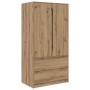 Gabinete de Baño con cajón Roble artesanal 79,5 x 49 x 156 cm