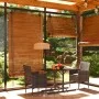 Gray 3-piece garden dining set by vidaXL, Garden sets - Ref: Foro24-3072470, Price: 190,71 €, Discount: %