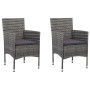 Graues 3-teiliges Garten-Essset von vidaXL, Gartensets - Ref: Foro24-3072470, Preis: 188,86 €, Rabatt: %
