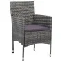 Gray 3-piece garden dining set by vidaXL, Garden sets - Ref: Foro24-3072470, Price: 190,71 €, Discount: %