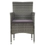 Graues 3-teiliges Garten-Essset von vidaXL, Gartensets - Ref: Foro24-3072470, Preis: 188,86 €, Rabatt: %