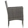 Gray 3-piece garden dining set by vidaXL, Garden sets - Ref: Foro24-3072470, Price: 190,71 €, Discount: %