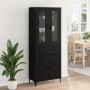 Alacena Roble Negro 69,5 x 34 x 180 cm Madera contrachapada