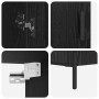 Alacena Roble Negro 69,5 x 34 x 180 cm Madera contrachapada en Aparadores | Comprar online en Foro24