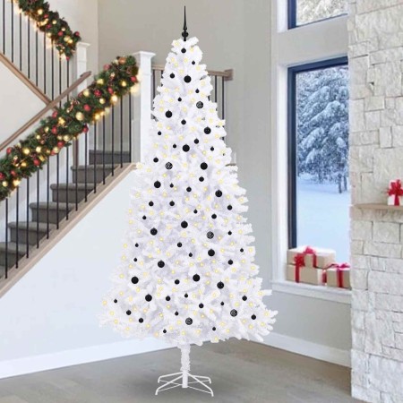 Árbol de Navidad artificial con 300 LED 300 cm PVC y Acero